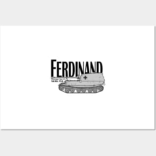 Ferdinand Tank Destoyer Posters and Art